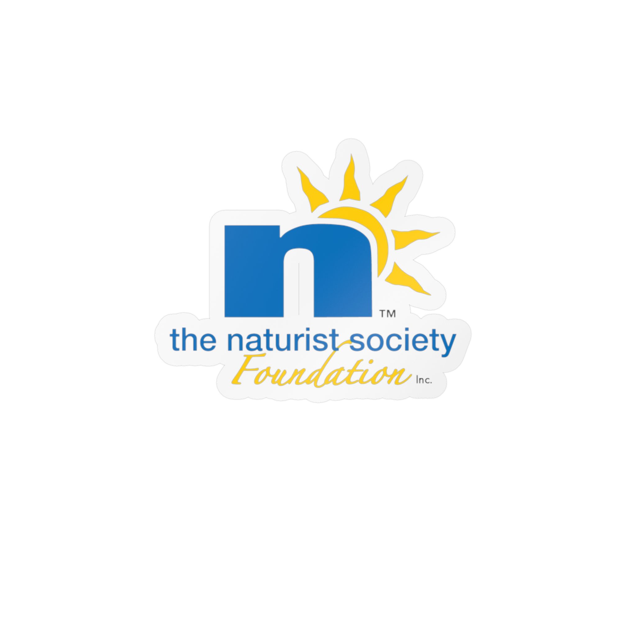 Kiss-Cut Vinyl Decal — The Naturist Society Foundation Logo Sticker - Image 5