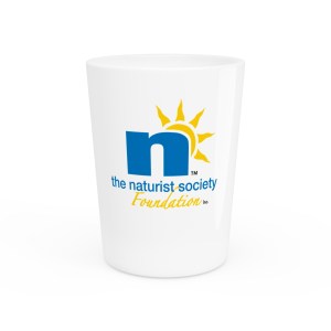 Naturist Society Foundation Shot Glass – Logo Souvenir | Beachy Sun Design