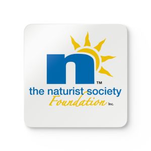 Cork Coaster Set – The Naturist Society Foundation Logo Drink Coasters (4-Pack)