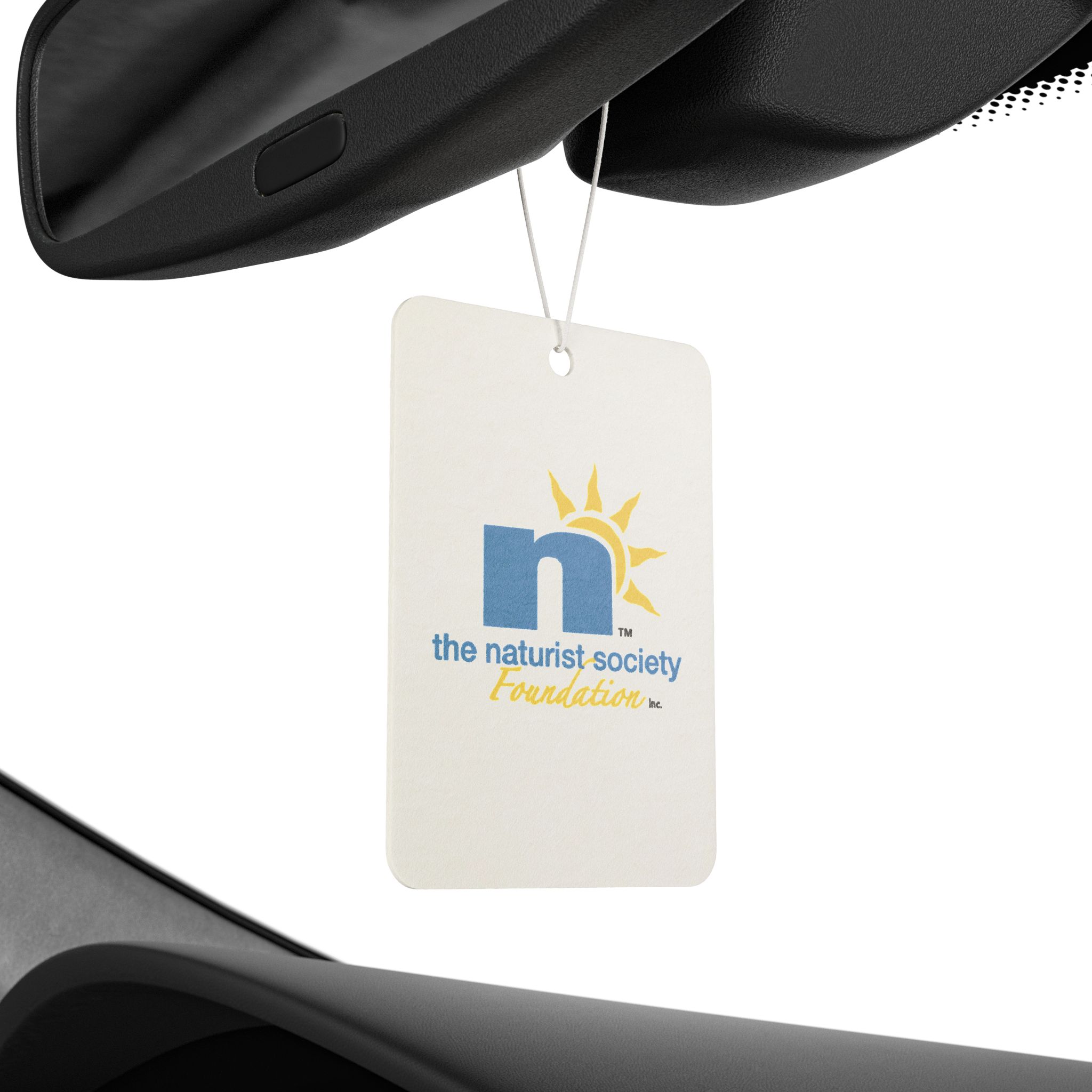 Car Air Freshener — The Naturist Society Foundation Logo Scent - Image 4