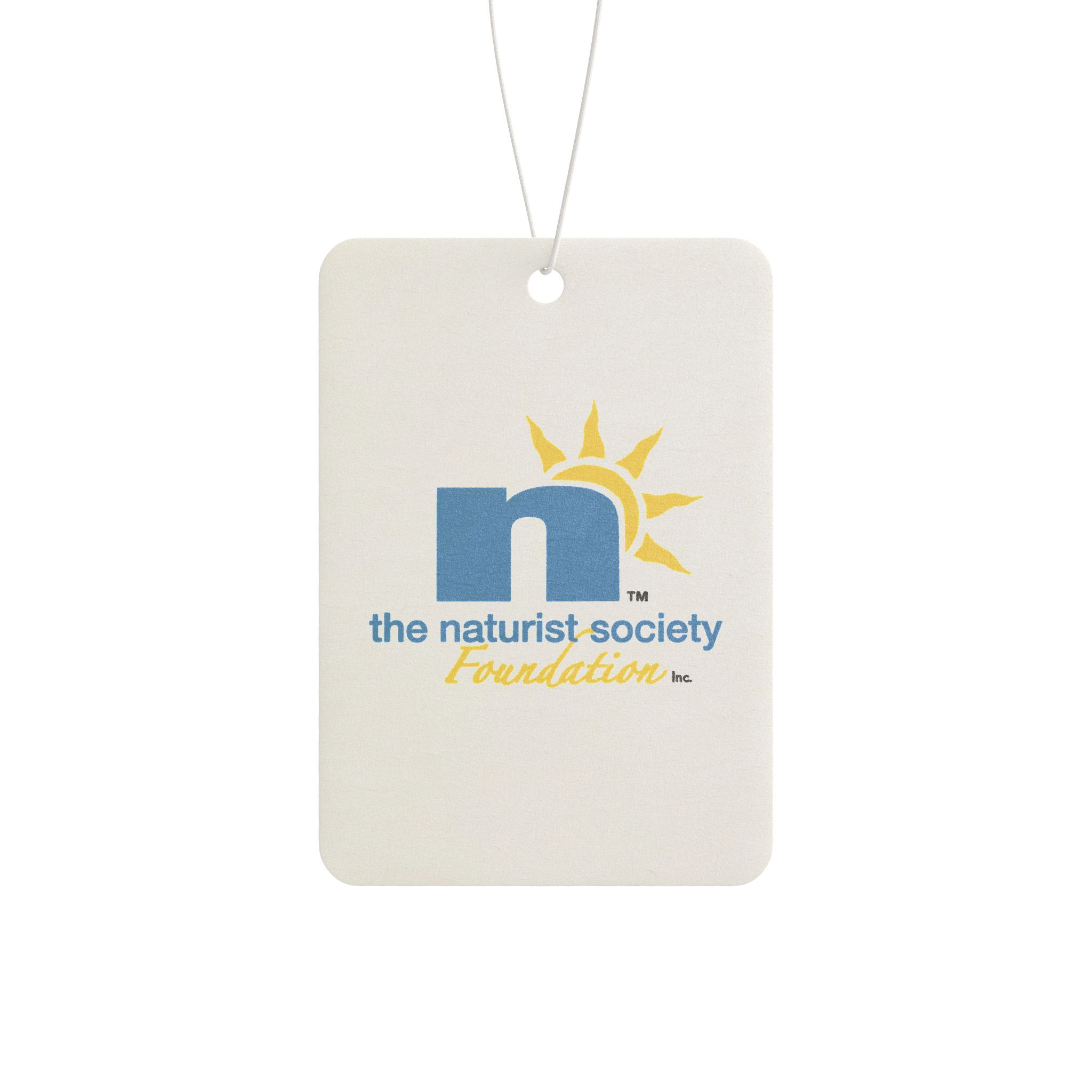 Car Air Freshener — The Naturist Society Foundation Logo Scent - Image 3